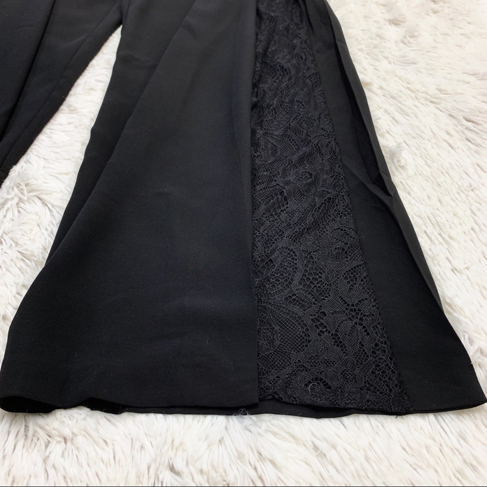 Bishop + Young Stella Wide Leg Pant Lace Inset NWT - Picture 7 of 7